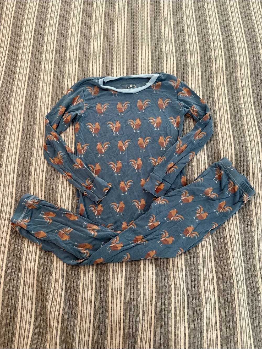 Kickee Pants Rooster PJs Size 6